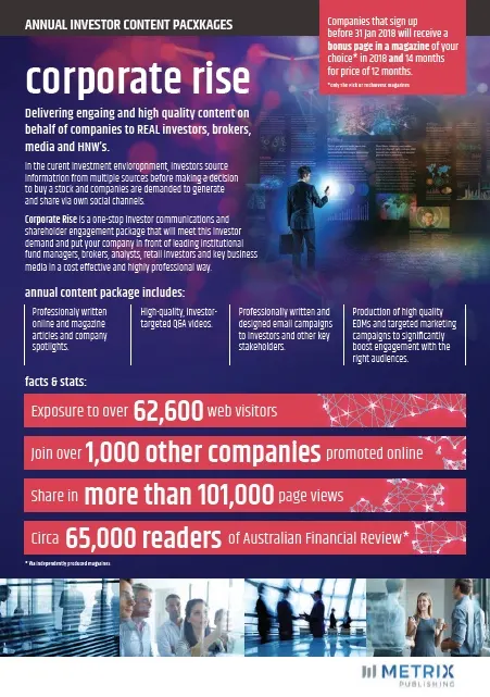 Metrix Corporate Rise brochure